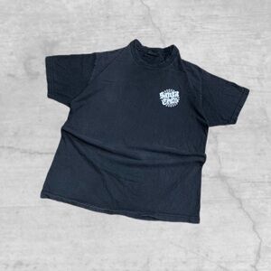 Y2K Santa Cruz Cobweb Dot Black Skate T-Shirt